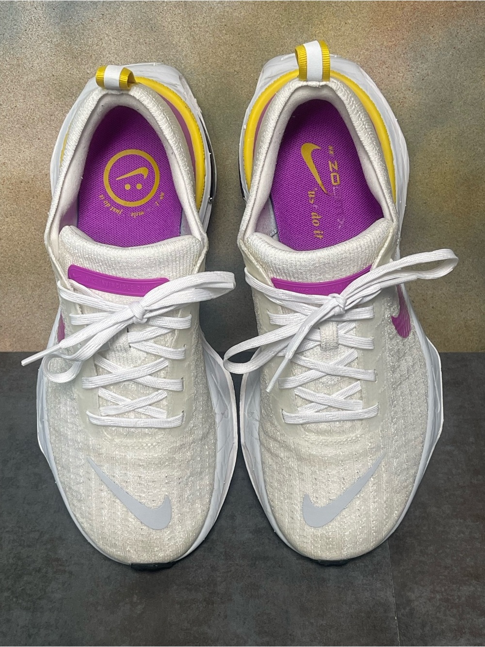 Nike ZoomX Invincible Run 3 Women’s White/Purple Sneakers Size 8.5 - Picture 8 of 16